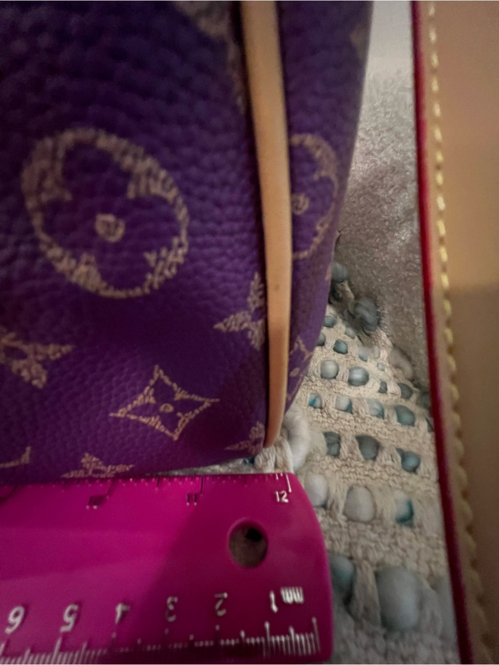INSPIRED Purple Monogram Bandoulière Crossbody with Pouch - Picture 9 of 14